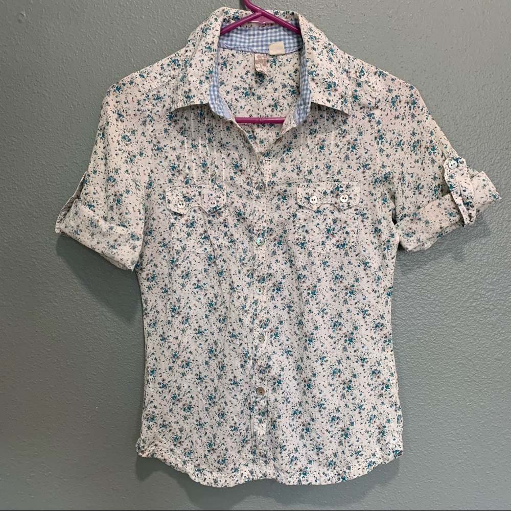 Element | Button up shirt with mother of Pearl buttons